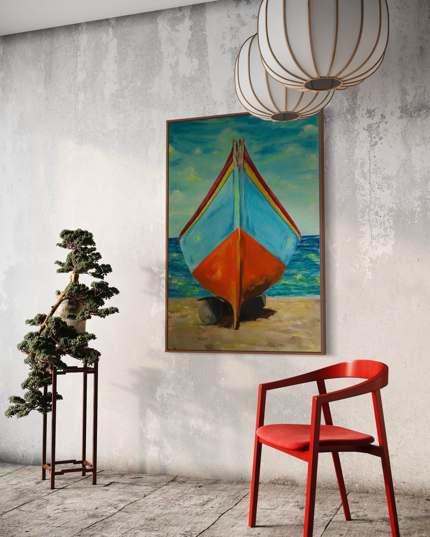 Un viaje al horizonte (74 x 111 cm)